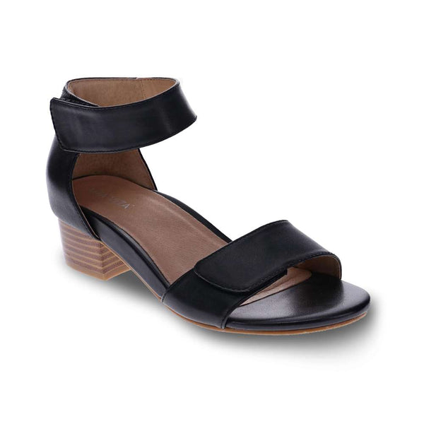 Revere Comfort Shoes Kim Heeled Sandal - Black