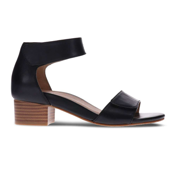 Revere Comfort Shoes Kim Heeled Sandal - Black