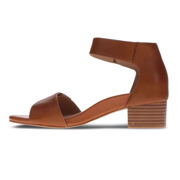 Revere Comfort Shoes Kim Heeled Sandal - Tan