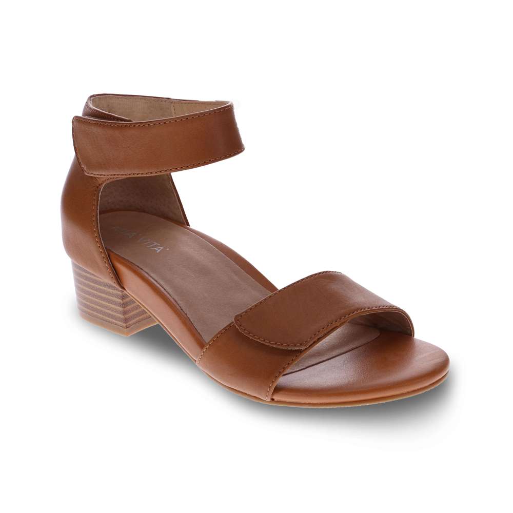 revere comfort shoes Kim Heeled Sandal - Tan