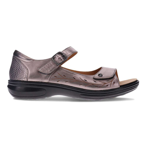 Revere Comfort Shoes Lagos Sandal - Gunmetal