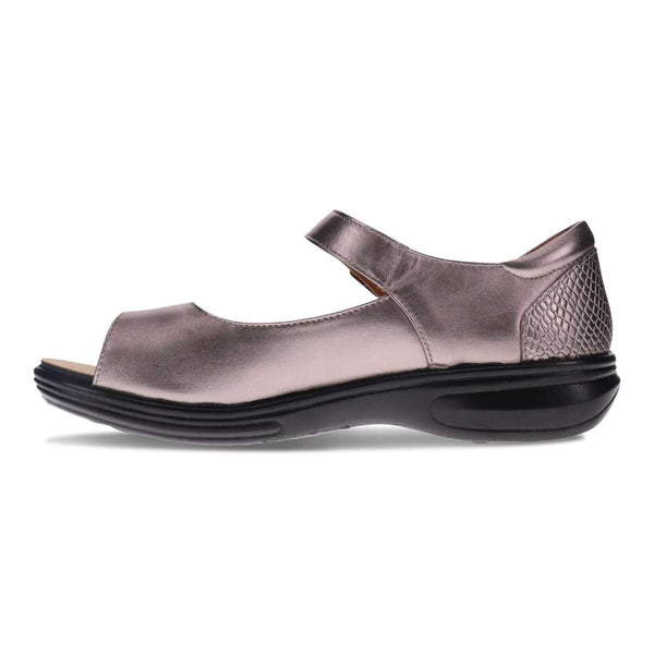 Revere Comfort Shoes Lagos Sandal - Gunmetal
