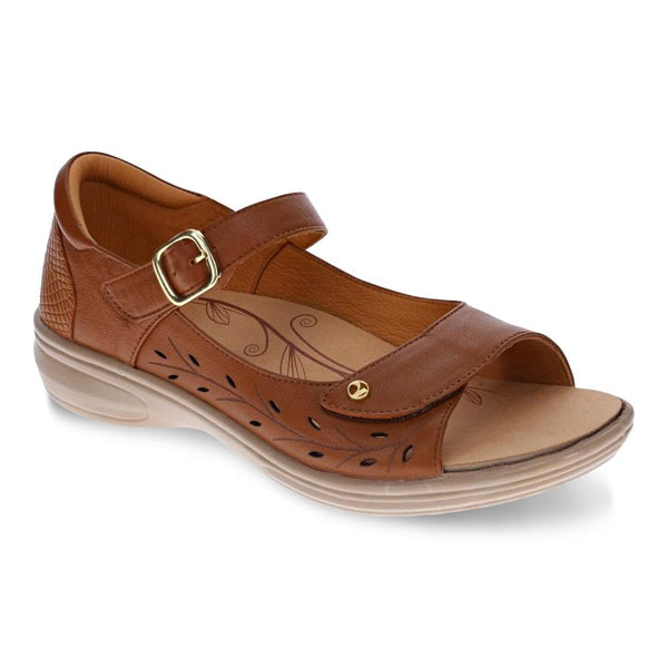 Revere Comfort Shoes Lagos Sandal - Tan