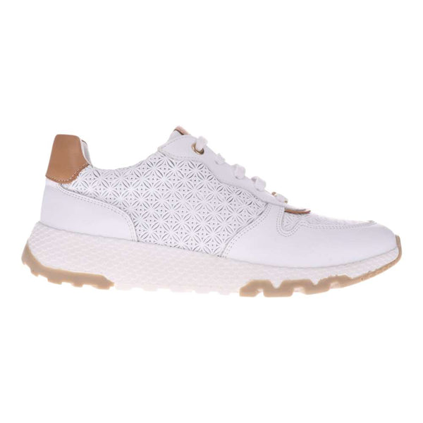 Revere Comfort Shoes Los Angeles Sneaker - White/Tan