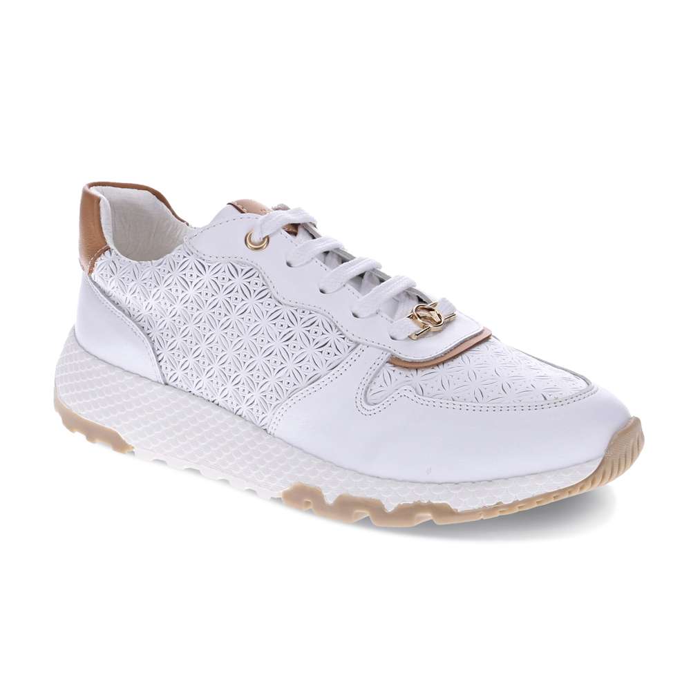 revere comfort shoes Los Angeles Sneaker - White/Tan