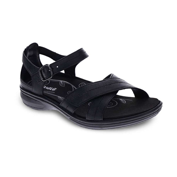 Revere Comfort Shoes Lucea Sandal - Black French