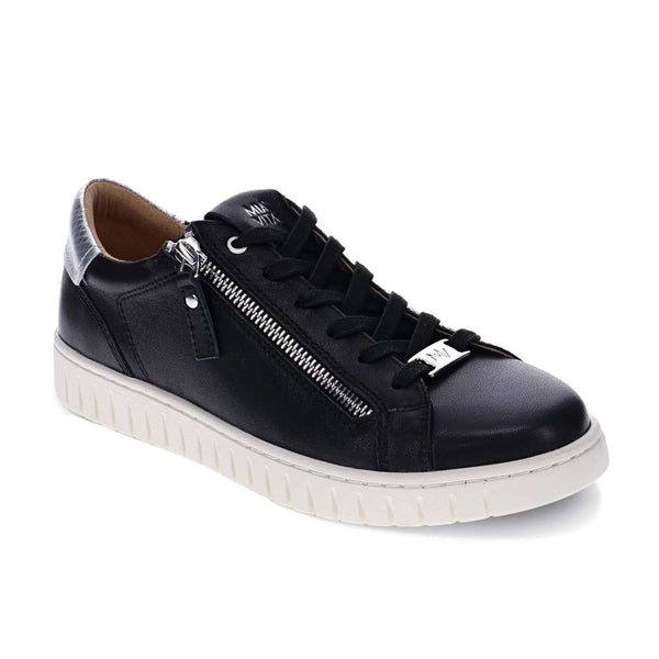 Revere Comfort Shoes Luna Lace-Up Sneaker - Black