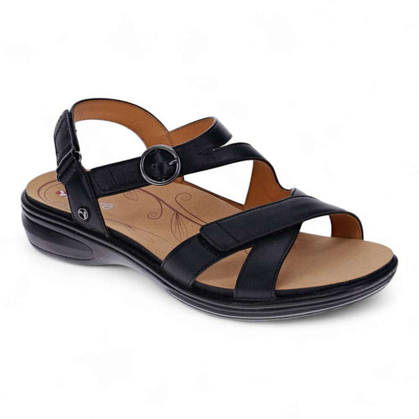 Revere Comfort Shoes Nagoya Sandal - Black French