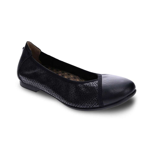 Revere Comfort Shoes Nairobi Ballet - Black Laser