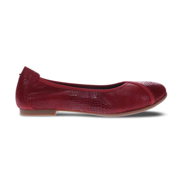 Revere Comfort Shoes Nairobi Ballet - Cherry Lizard