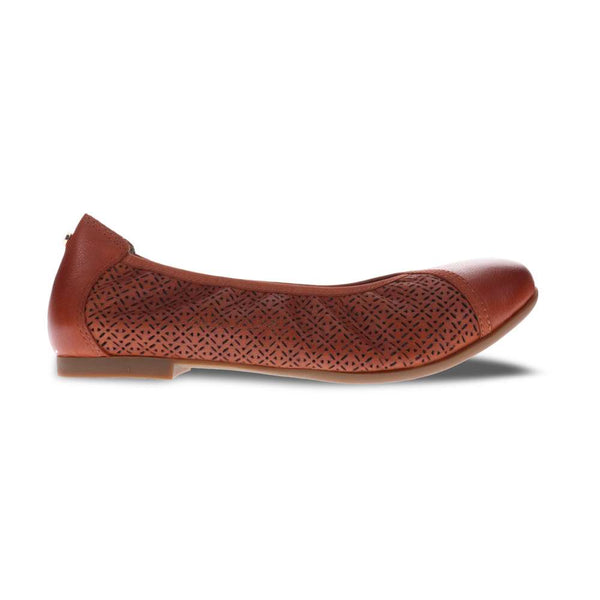 Revere Comfort Shoes Nairobi Ballet - Cognac