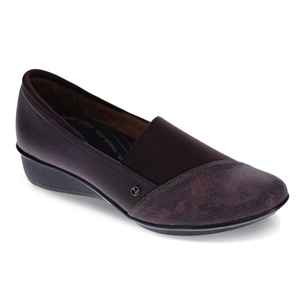 Revere Comfort Shoes Naples Wedge - Espresso Angle