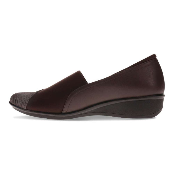 Revere Comfort Shoes Naples Wedge - Espresso Angle