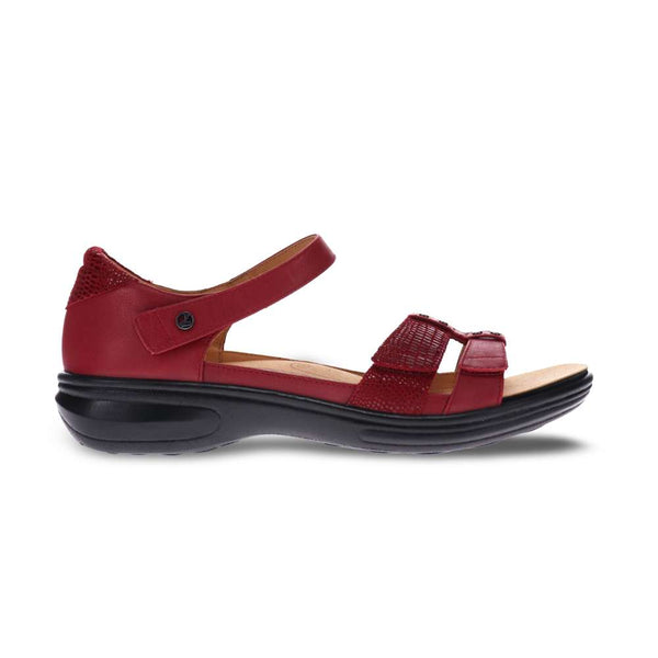 Revere Comfort Shoes Negara Sandal - Cherry Lizard