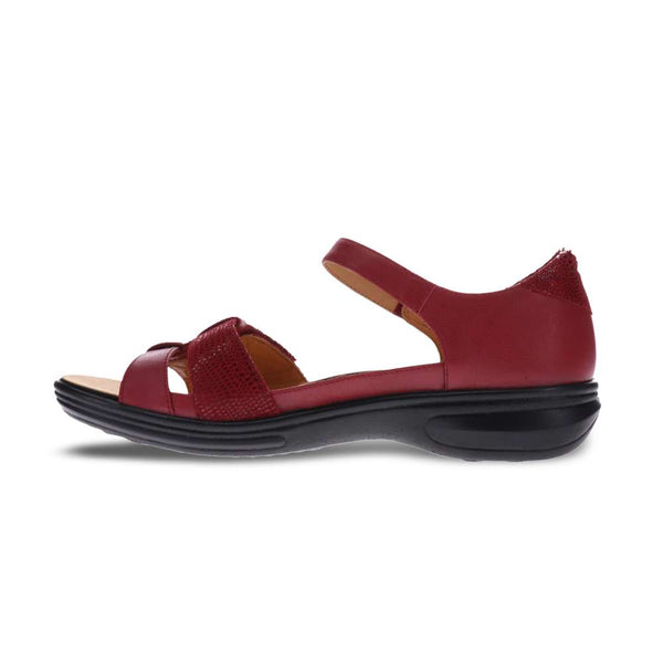 Revere Comfort Shoes Negara Sandal - Cherry Lizard