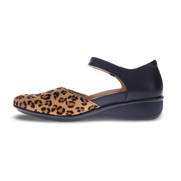 Revere Comfort Shoes Osaka Mary-Jane - Black/Leopard
