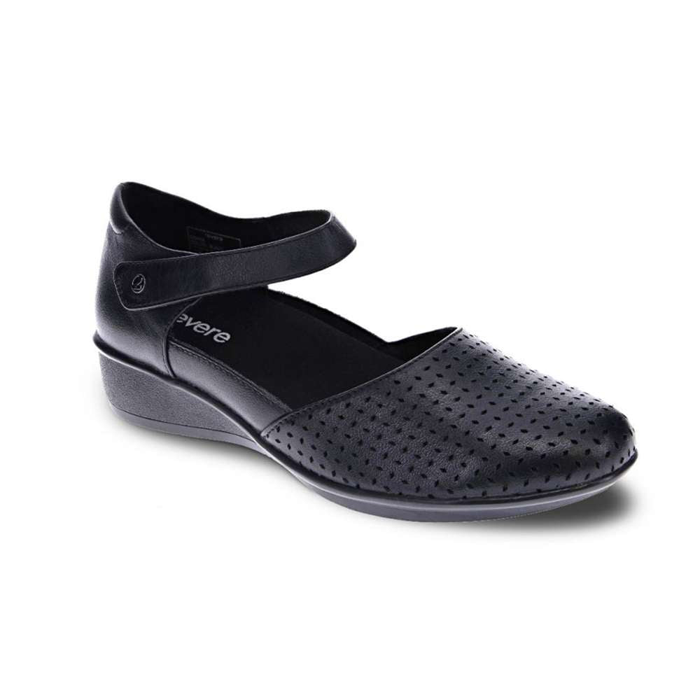 revere comfort shoes Osaka Mary-Jane - Black