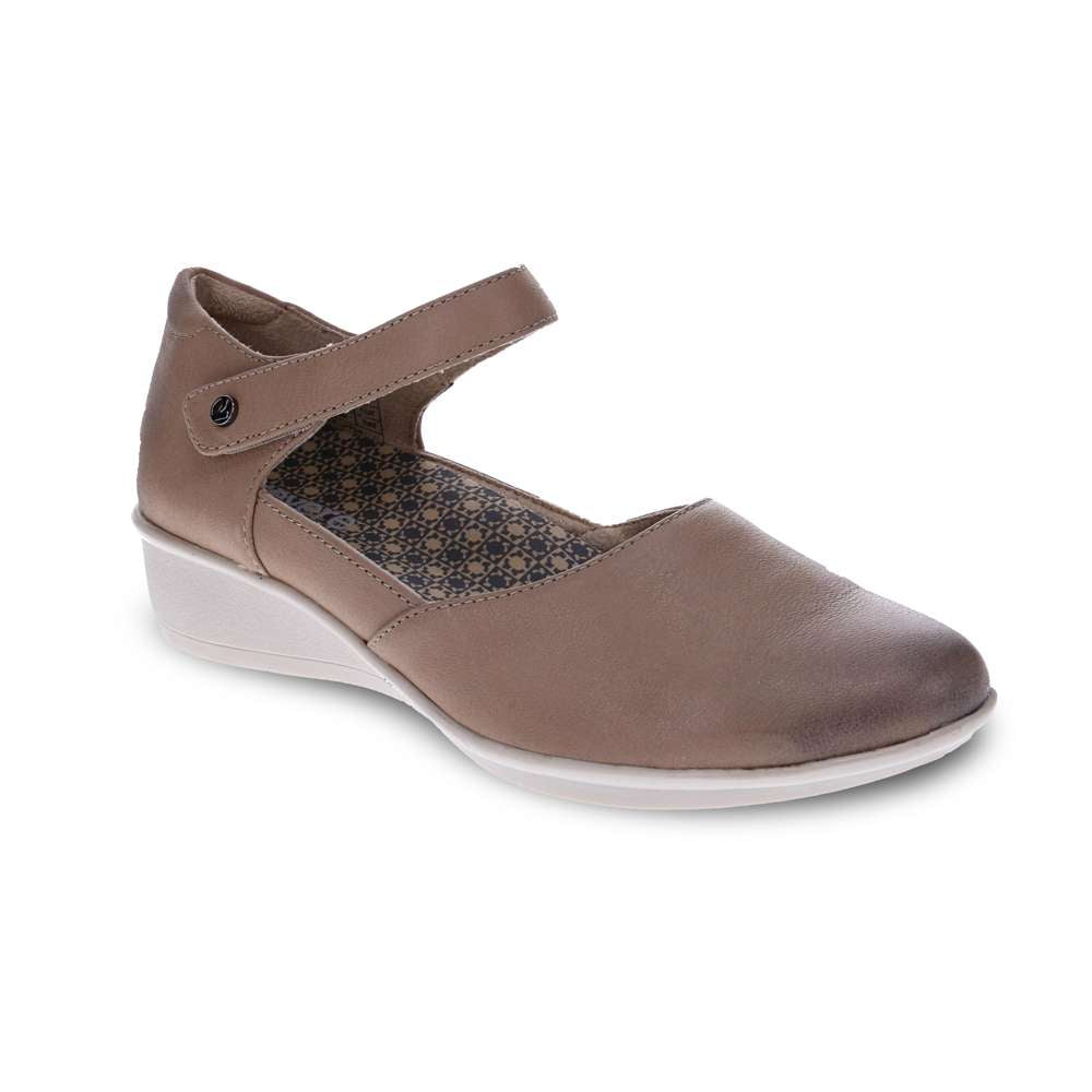 revere comfort shoes Osaka Mary-Jane - Clay