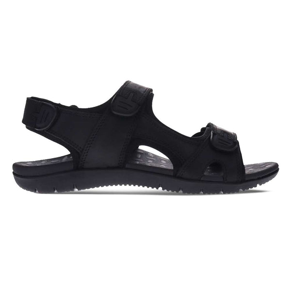 Revere Comfort Shoes Power Backstrap Sandal - Black