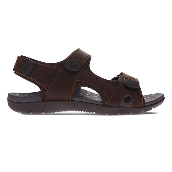 Revere Comfort Shoes Power Backstrap Sandal - Brown