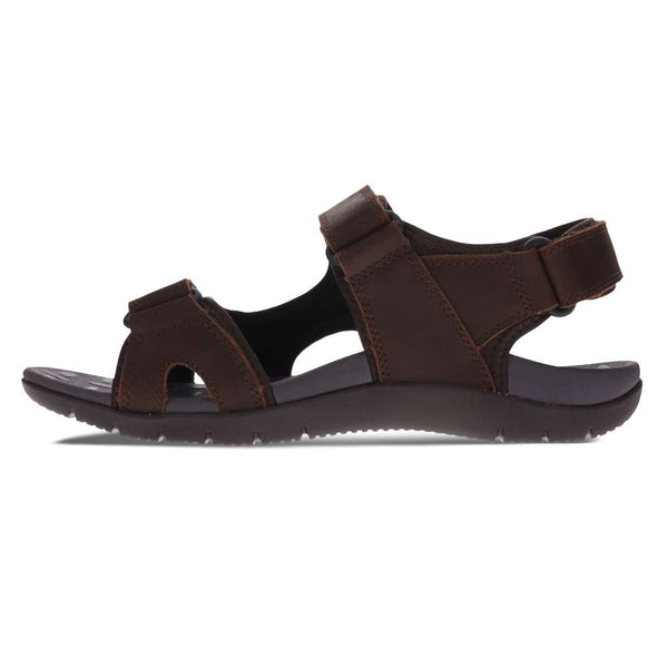 Revere Comfort Shoes Power Backstrap Sandal - Brown
