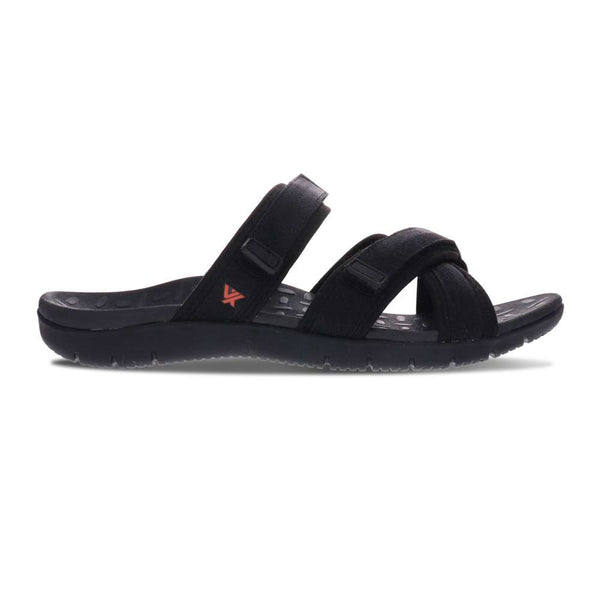 Revere Comfort Shoes Quest Slide Sandal - Black