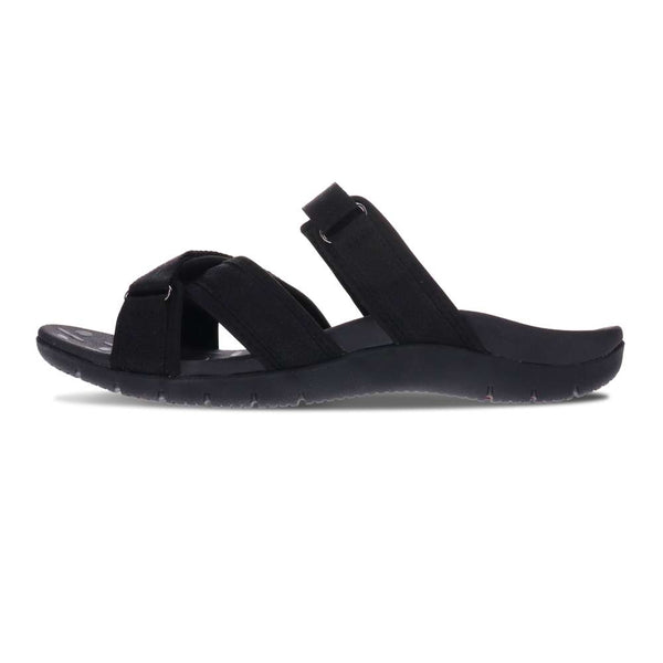 Revere Comfort Shoes Quest Slide Sandal - Black