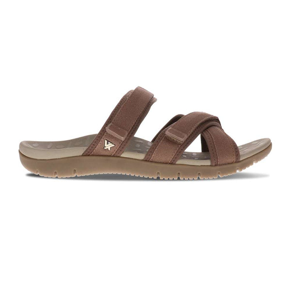 Revere Comfort Shoes Quest Slide Sandal - Fossil