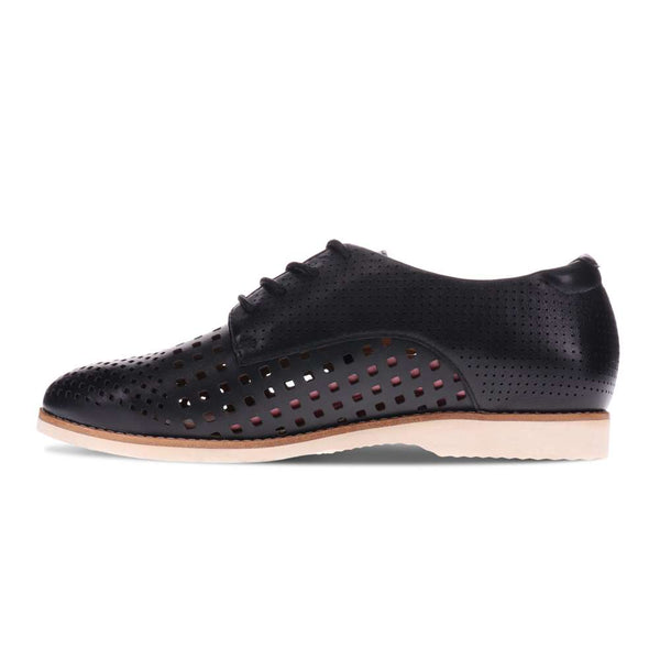 Revere Comfort Shoes Rihannah Perf Oxford - Black