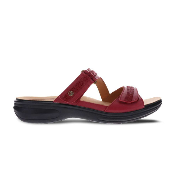 Revere Comfort Shoes Rio Slide - Cherry