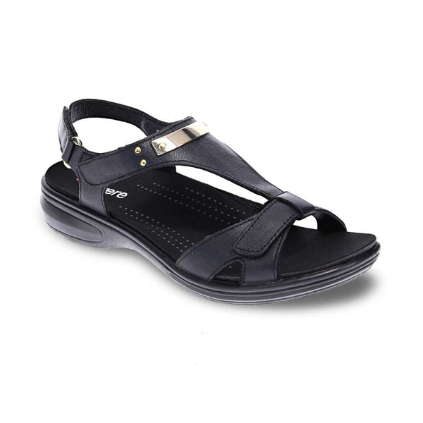 Revere Comfort Shoes Santa Monica Sandal - Black