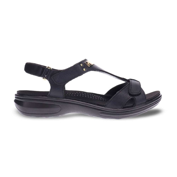Revere Comfort Shoes Santa Monica Sandal - Black