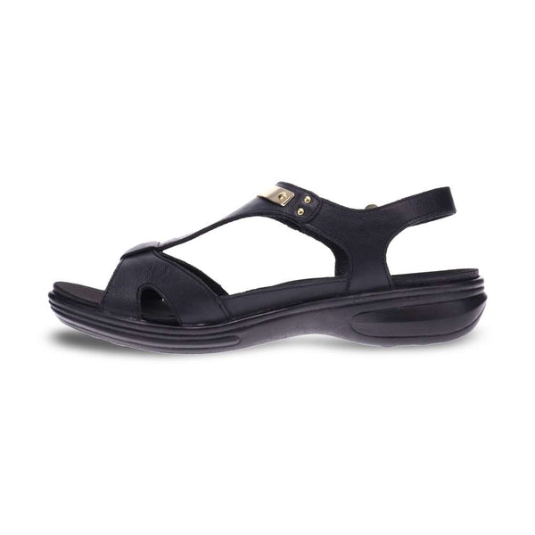 Revere Comfort Shoes Santa Monica Sandal - Black