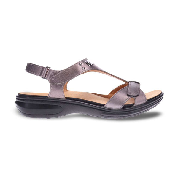 Revere Comfort Shoes Santa Monica Sandal - Gunmetal