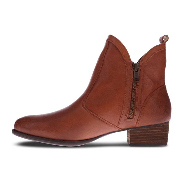 Revere Comfort Shoes Siena Bootie - Cognac