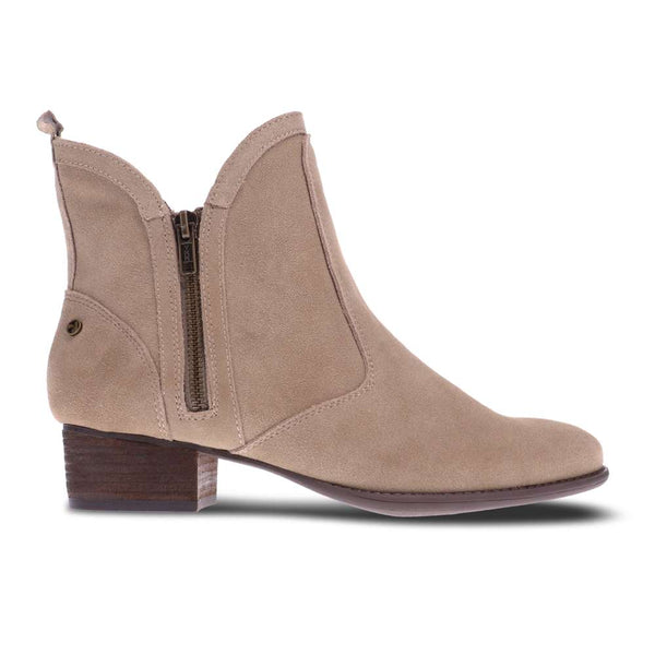Revere Comfort Shoes Siena Bootie - Taupe