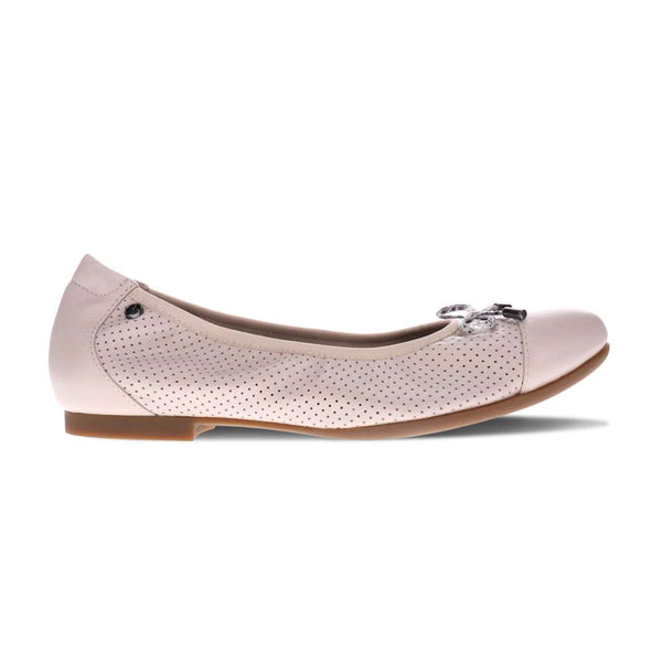 Revere Comfort Shoes St. Barts Ballet Flats - Pebble