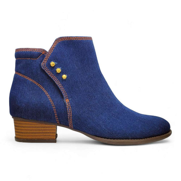Revere Comfort Shoes Tiko Ankle Bootie - Denim