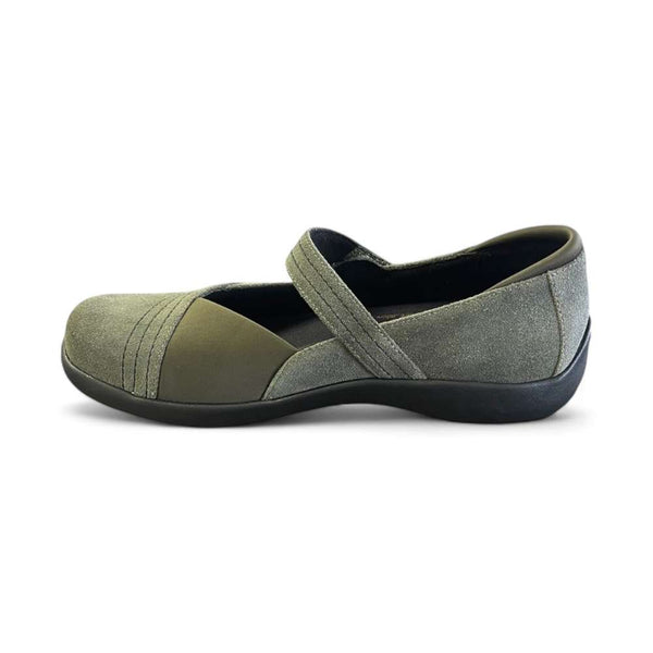 Revere Comfort Shoes Timaru Mary-jane - Moss Suede
