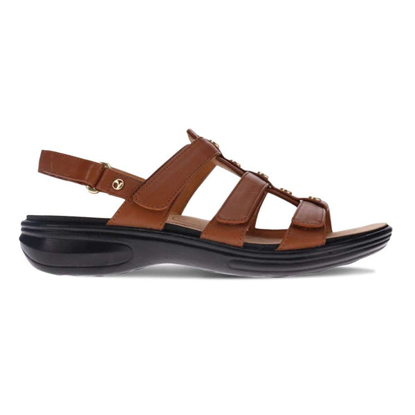 Revere Comfort Shoes Toledo Backstrap Sandal - Tan