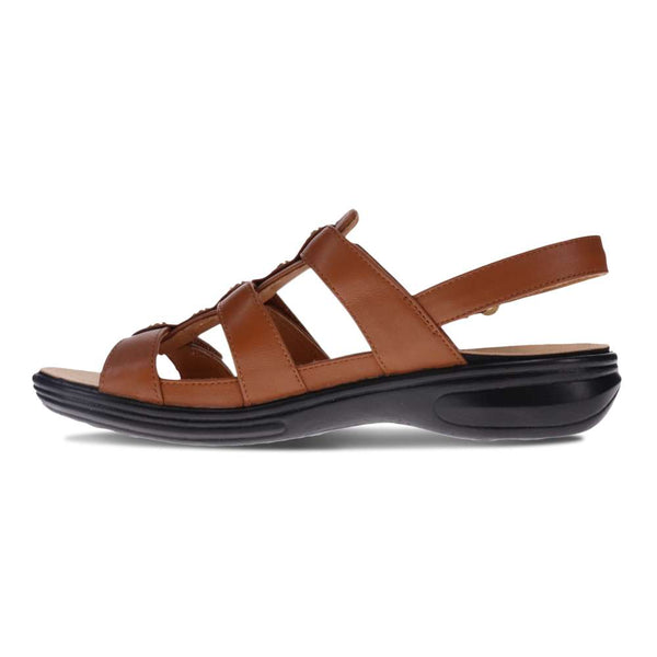 Revere Comfort Shoes Toledo Backstrap Sandal - Tan