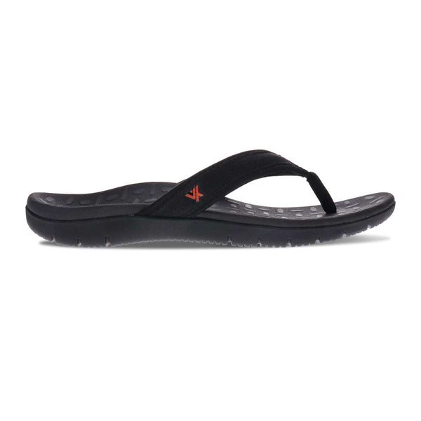 Revere Comfort Shoes Venture Toe Post Sandal - Black