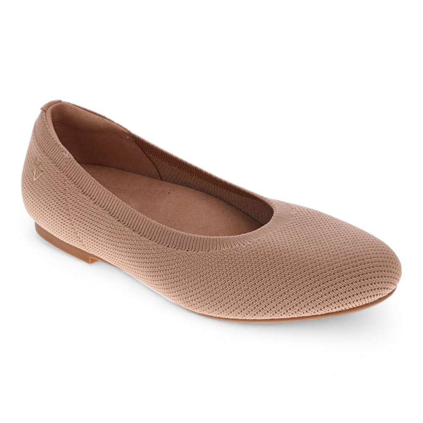 Revere Comfort Shoes Vienna Flats - Camel