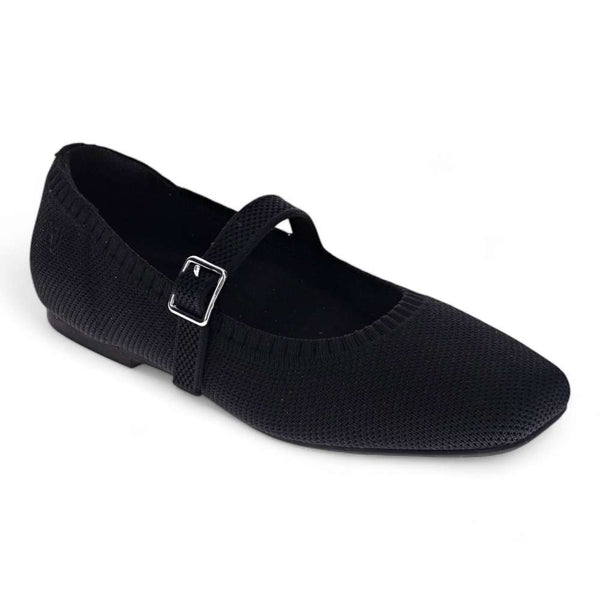 Revere Comfort Shoes Violet Flats - Black