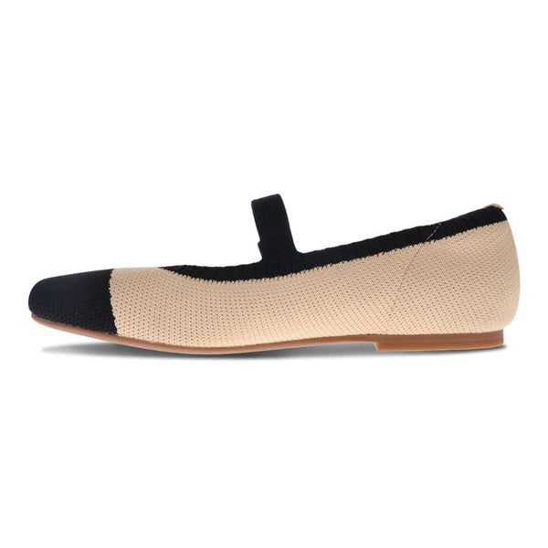 Revere Comfort Shoes Violet Flats - Natural Black