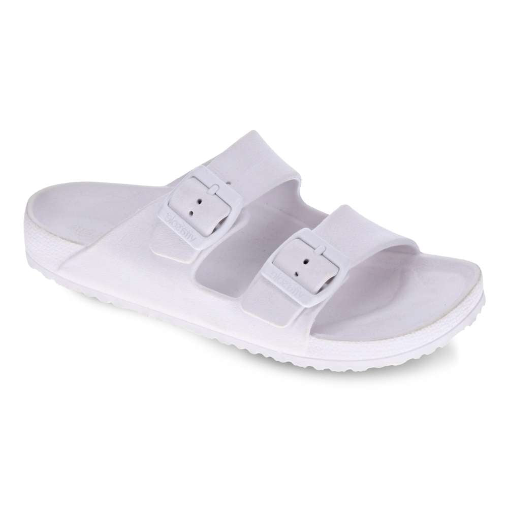 revere comfort shoes Vista Slide - White