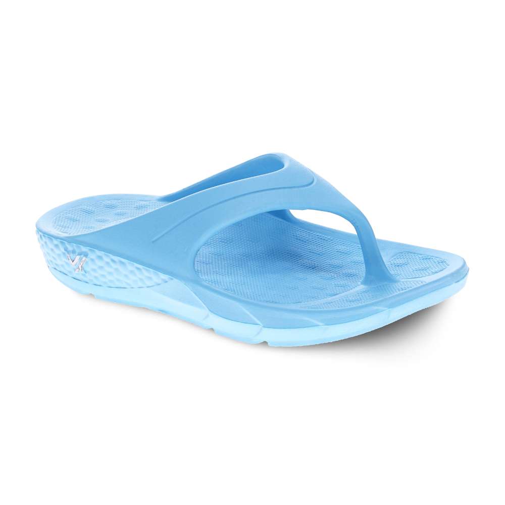 revere comfort shoes Vitality Toe Post Sandal - Blue