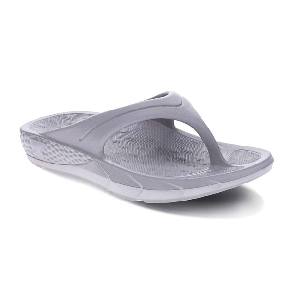Revere Comfort Shoes Vitality Toe Post Sandal - Grey