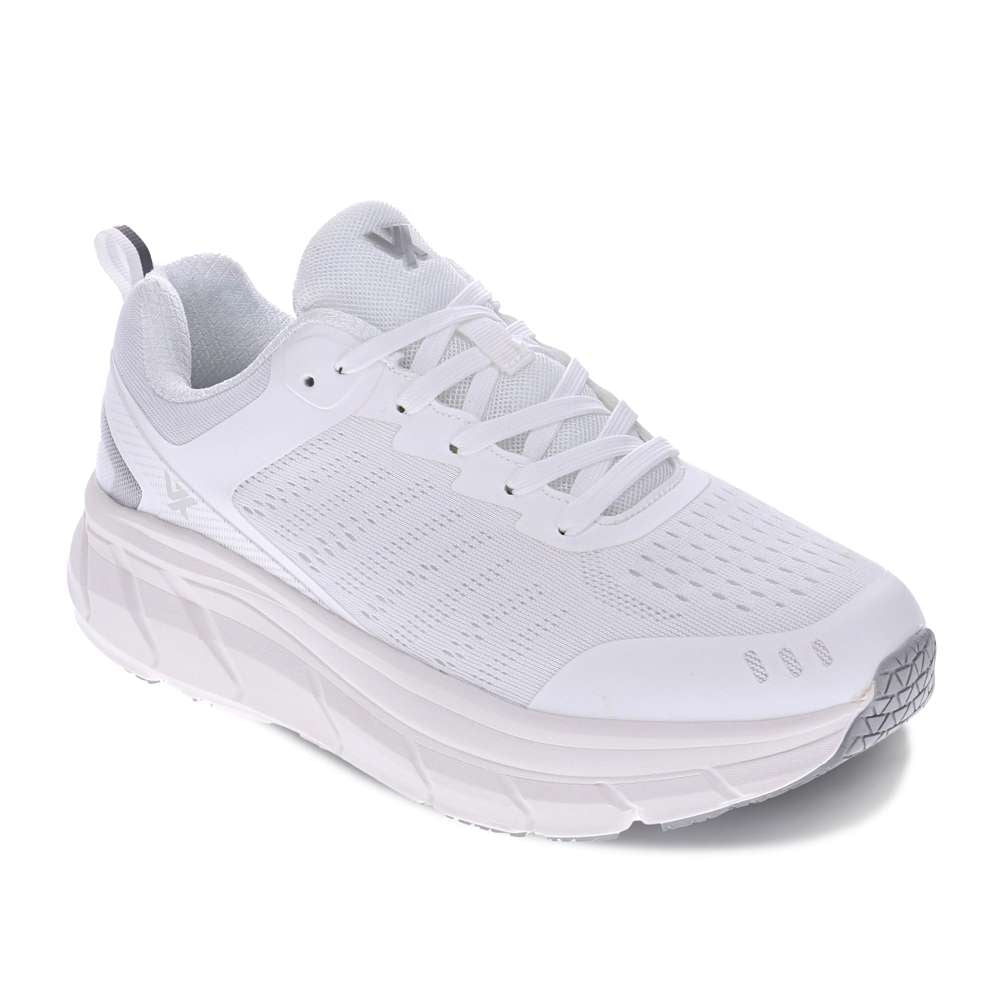 revere comfort shoes Walker Mesh III - White