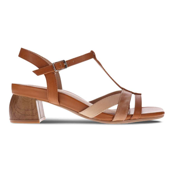 Revere Comfort Shoes Yass Heeled Sandal - Tan Multi
